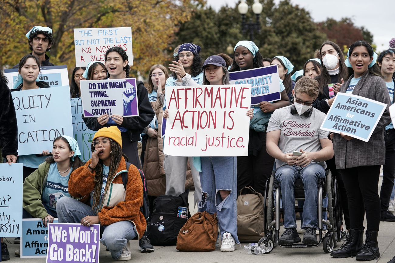 Proteste vor dem Supreme Court. (Bild: Keystone)