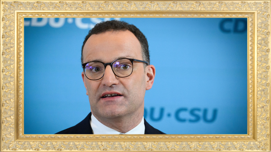 «Mehr Moralflexibilität geht nicht»: CDU Politiker Jens Spahn. Bild: Keystone / Nebelspalter