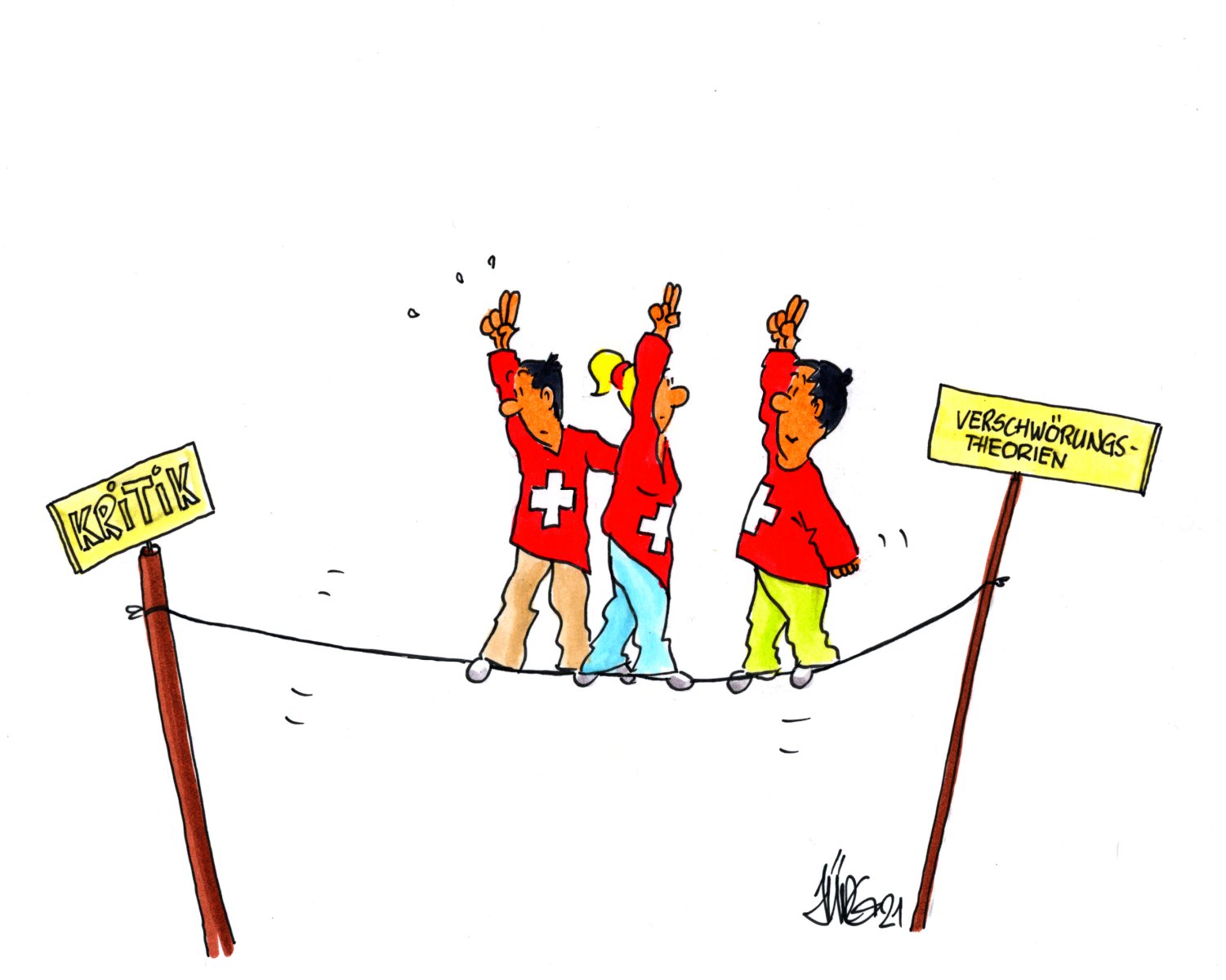 Karikatur: Jürg Kühni