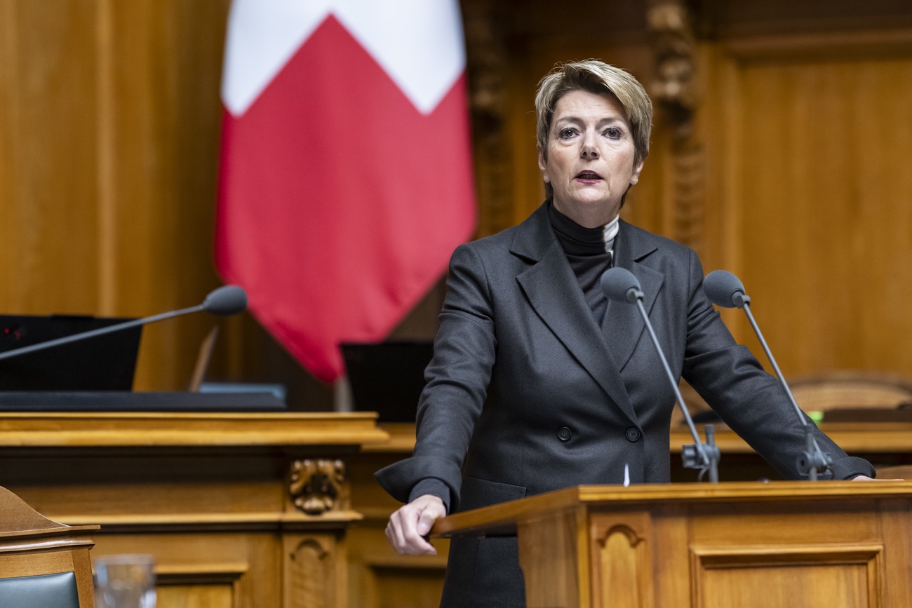Bundespräsidentin Karin Keller-Sutter (FDP). Das richtige Feeling. Bild: Keystone