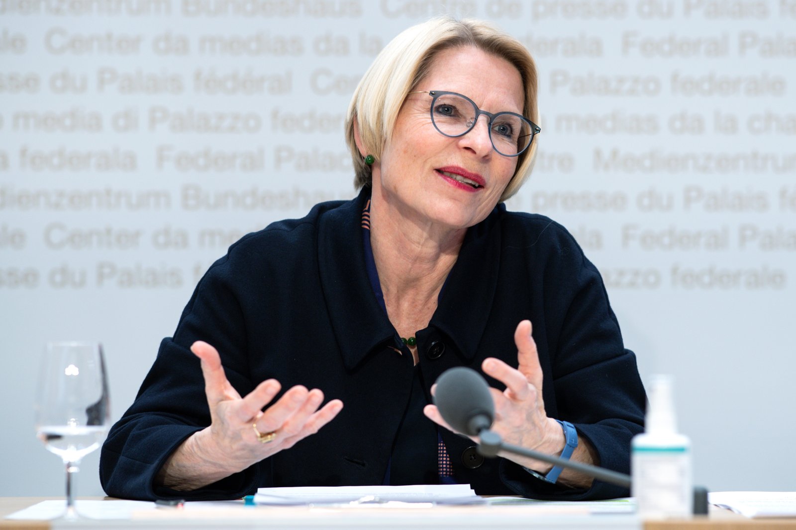 Staatssekretärin Livia Leu wird den Brief aus Brüssel beantworten. Wenn der Bundesrat bei seiner Position bleibt, mehrheitlich abschlägig.  (Bild: Keystone)