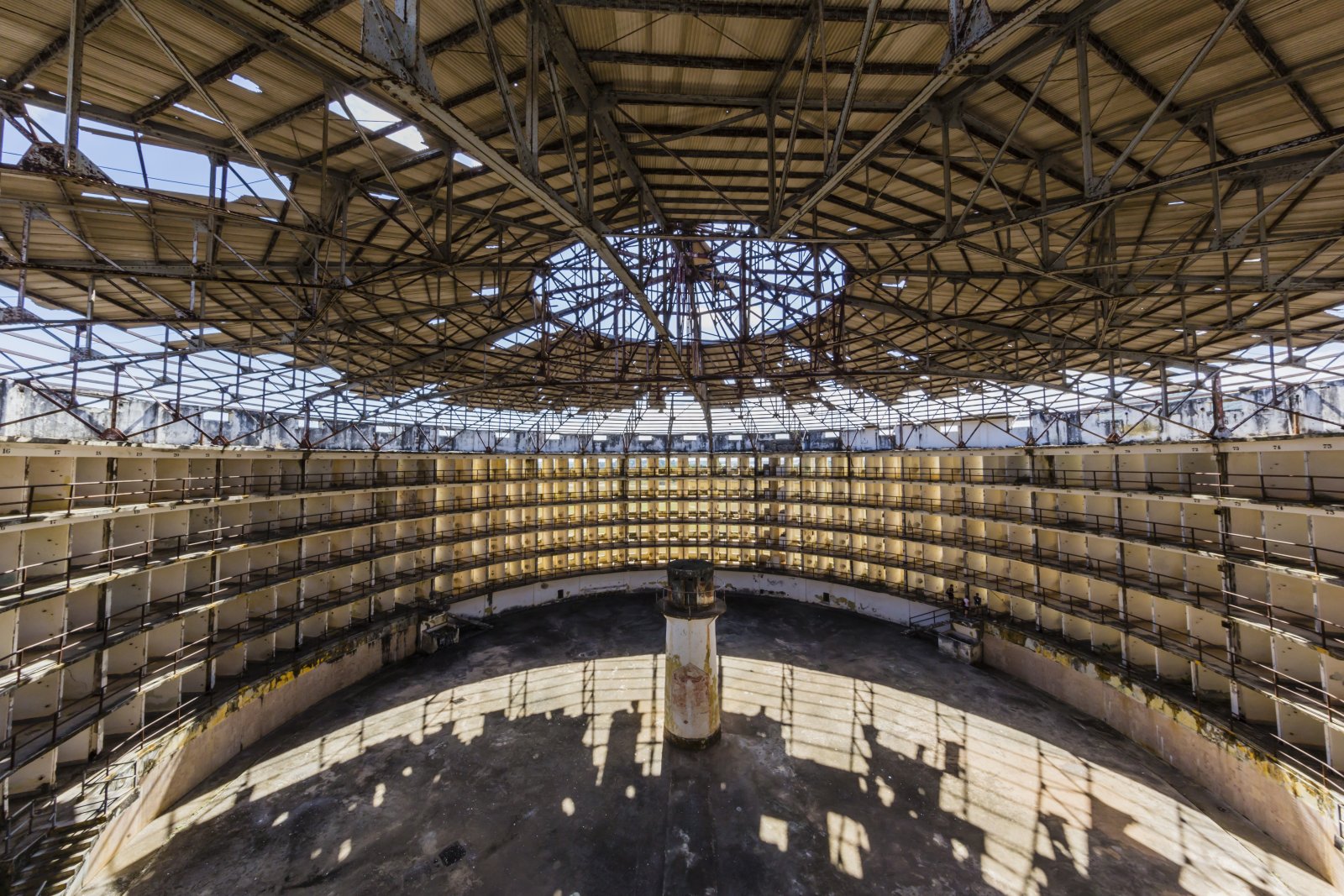 Das Gefängnis «Presidio Modelo» in Kuba, das jedem Gefangenen jegliche Privatsphäre geraubt hat.  Bild: Keystone