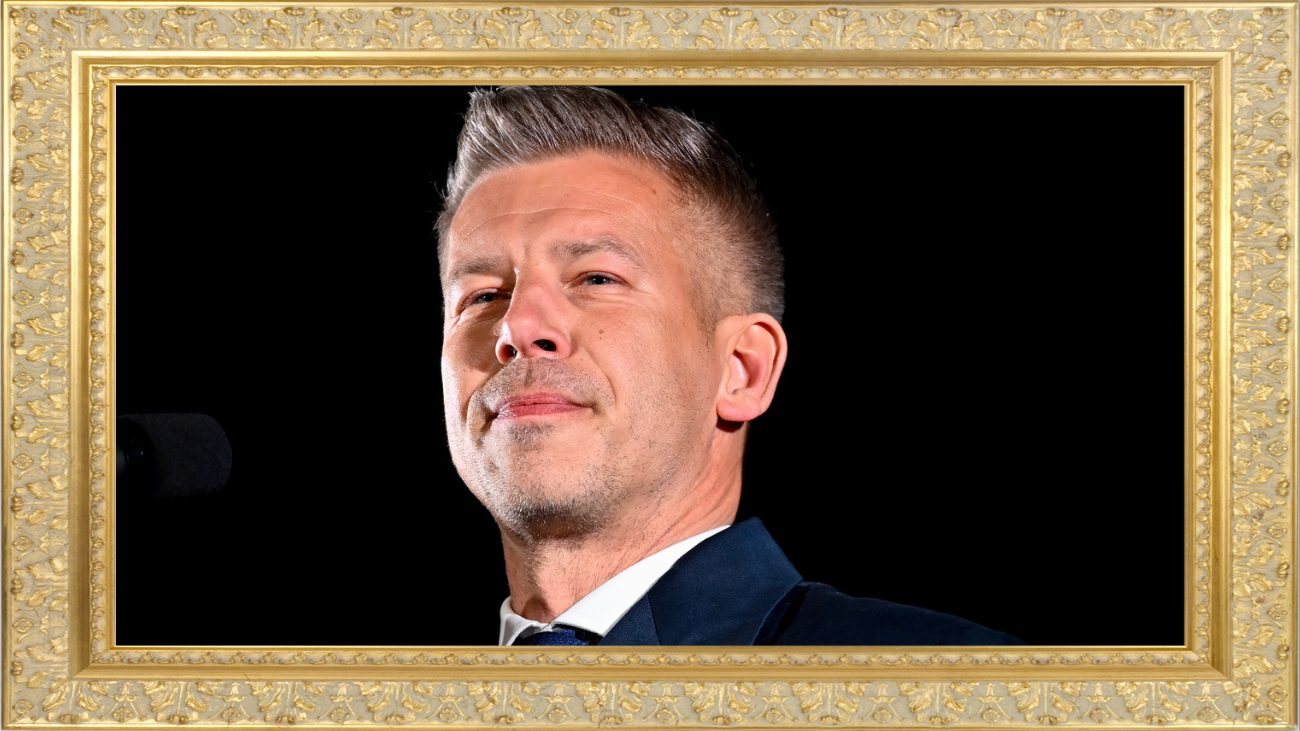 «Jeder Ungar verdient öffentliche Medien, die die Wahrheit verbreiten»: Péter Magyar. Bild: Keystone / Nebelspalter