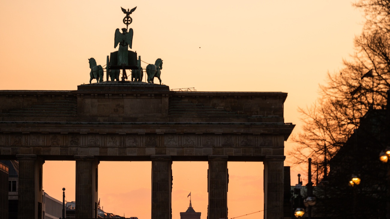 Brandenburger Tor in Berlin. Tor zur Hölle. Bild: Keystone
