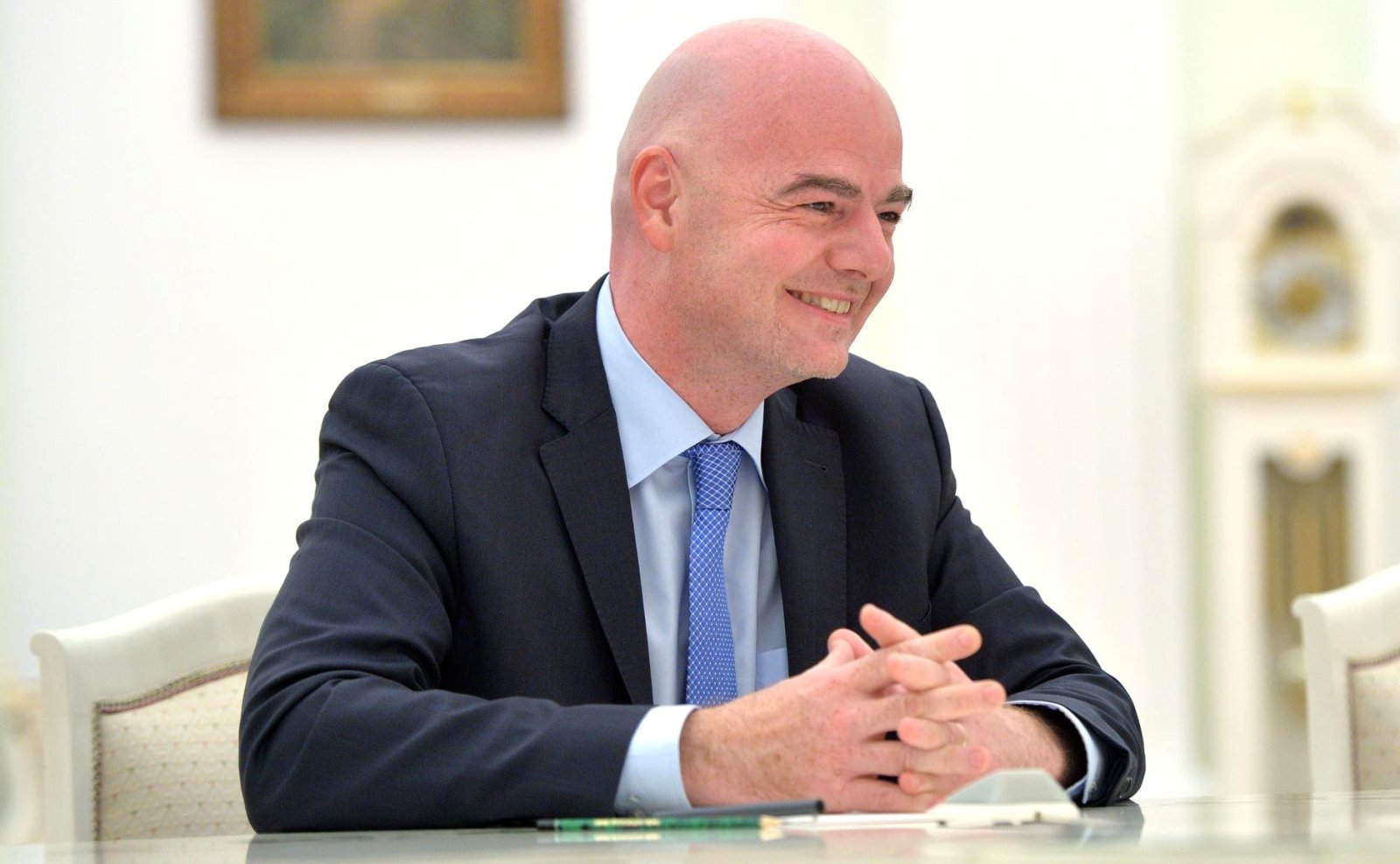 FIFA-Präsident Gianni Infantino bei einem Besuch im Kreml. (Bild: www.kremlin.ru, Creative Commons 3.0)