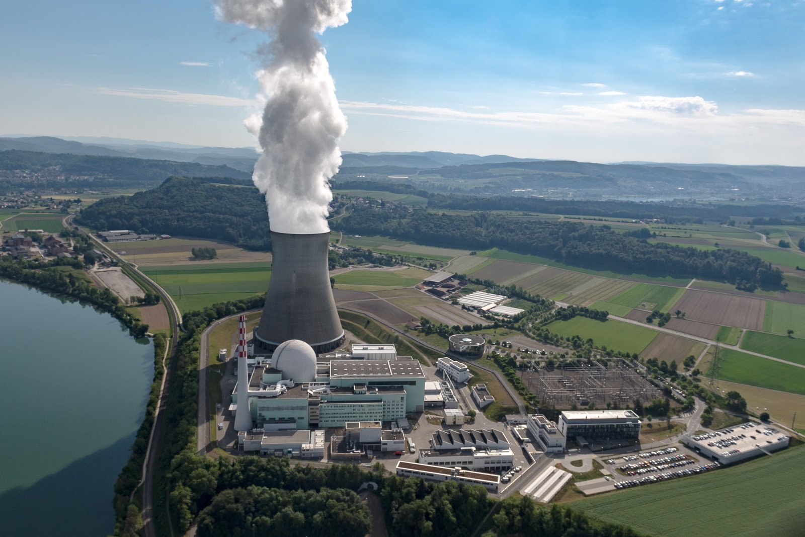 Das KKW Leibstadt hat letztes Jahr einen Rekord bei der Stromproduktion erreicht. Bild: Keystone