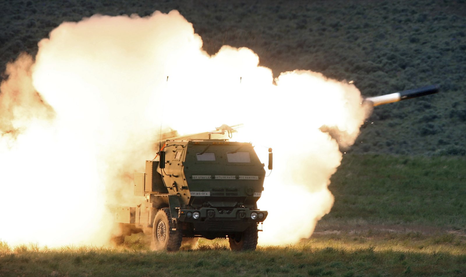 Himars, eine tödliche Waffe, im Einsatz. Entscheidet sie den Krieg? Bild: Keystone