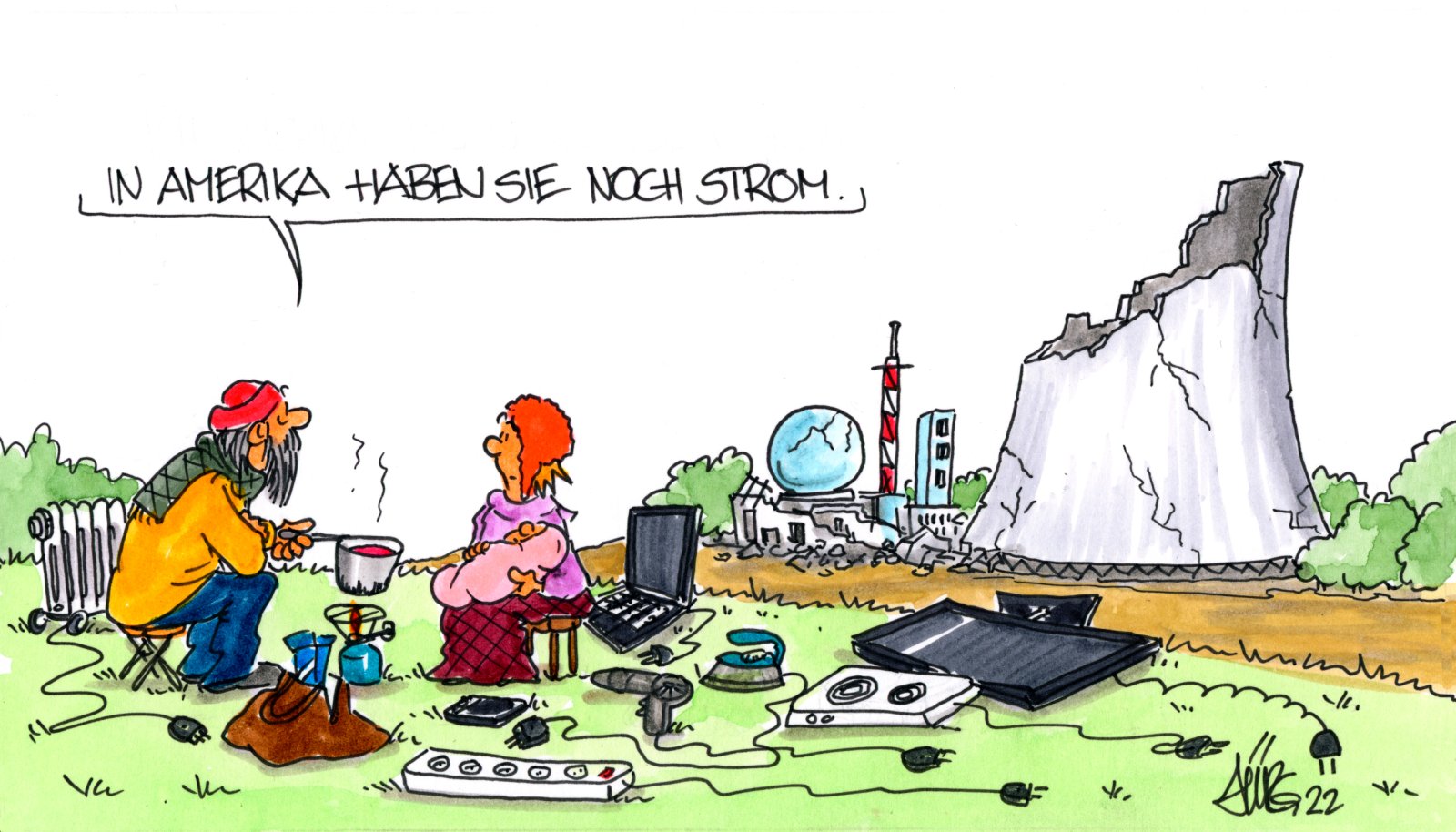 Karikatur: Jürg Kühni