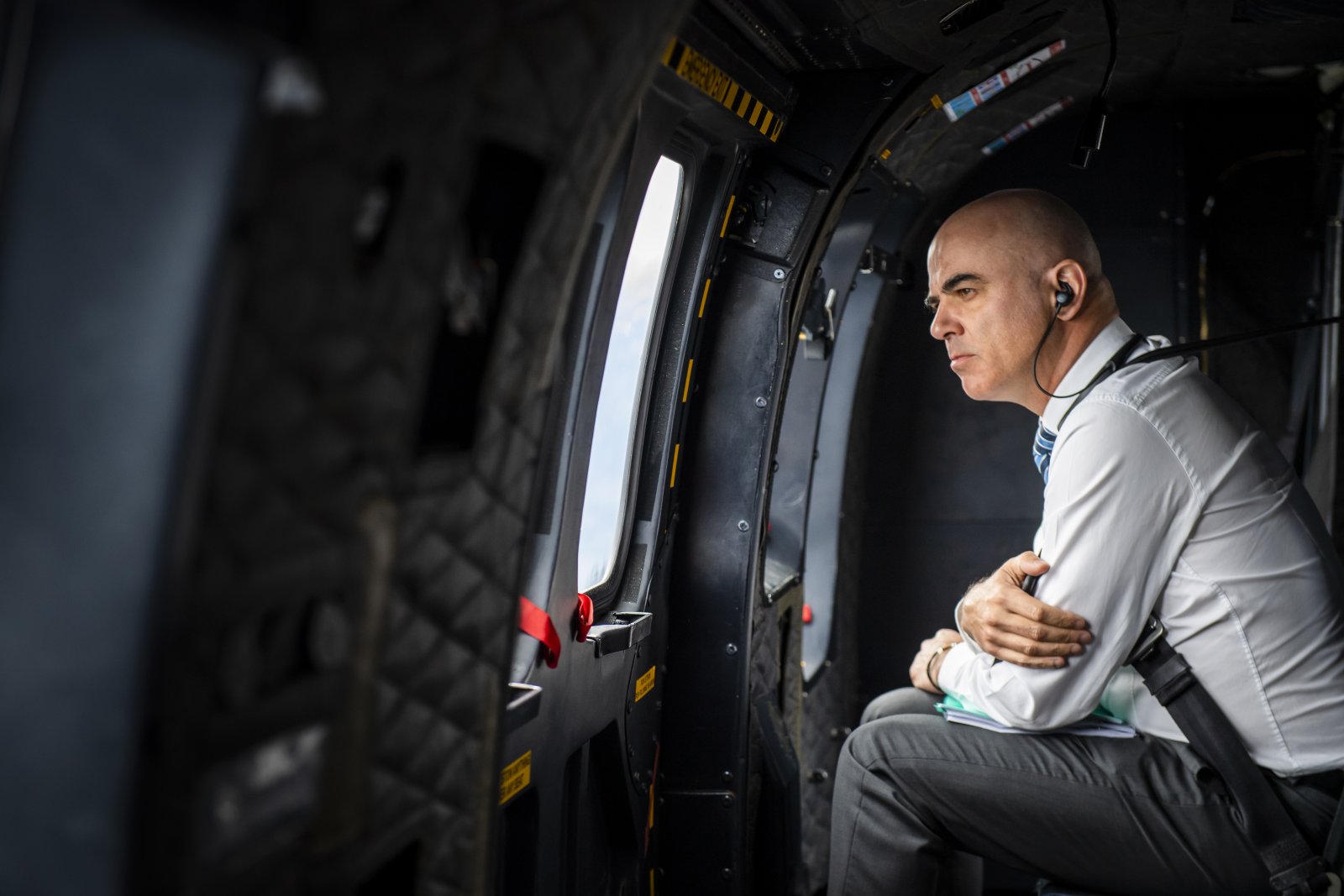 Pflichtbewusster Pilot? Bundesrat Alain Berset. Bild: Keystone-SDA.
