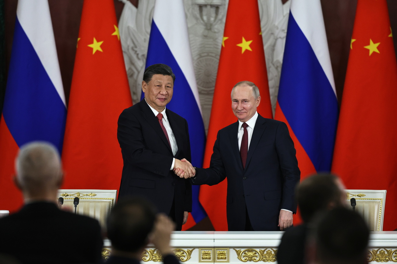 Xi Jinping zu Besuch bei Wladimir Putin in Moskau.