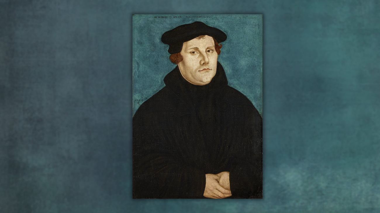 Martin Luther, Reformator und Prediger der Arbeit. Bild: Lucas Cranach der Ältere, 1529