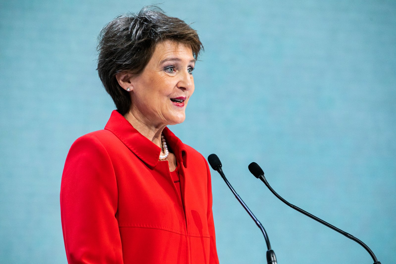 Bundesrätin Sommaruga erzürnt die Tessiner Parlamentarier. (Bild: World Economic Forum, CC-Lizenz)