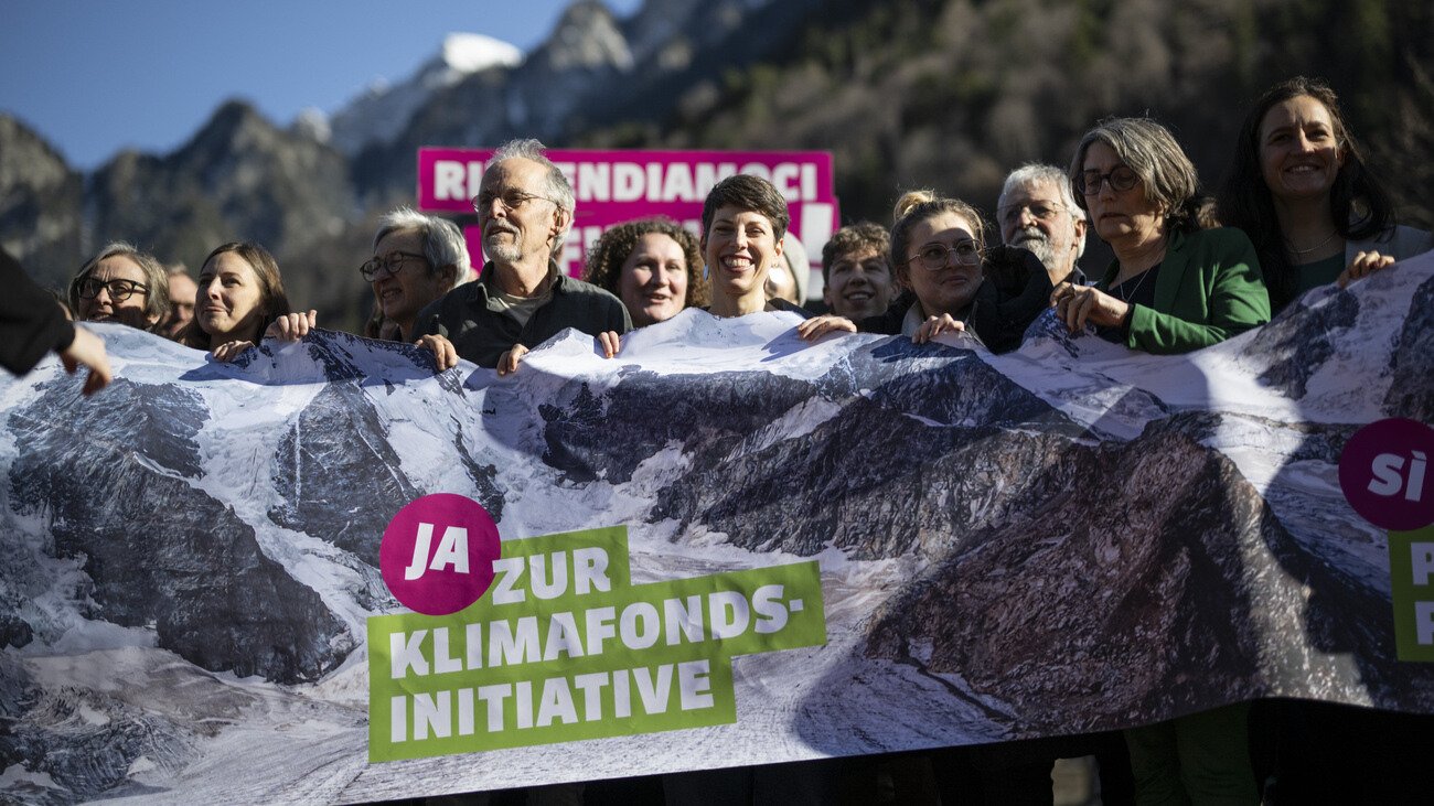 Am 8. März wird über die Klimafonds-Initiative abgestimmt. Bild: Keystone