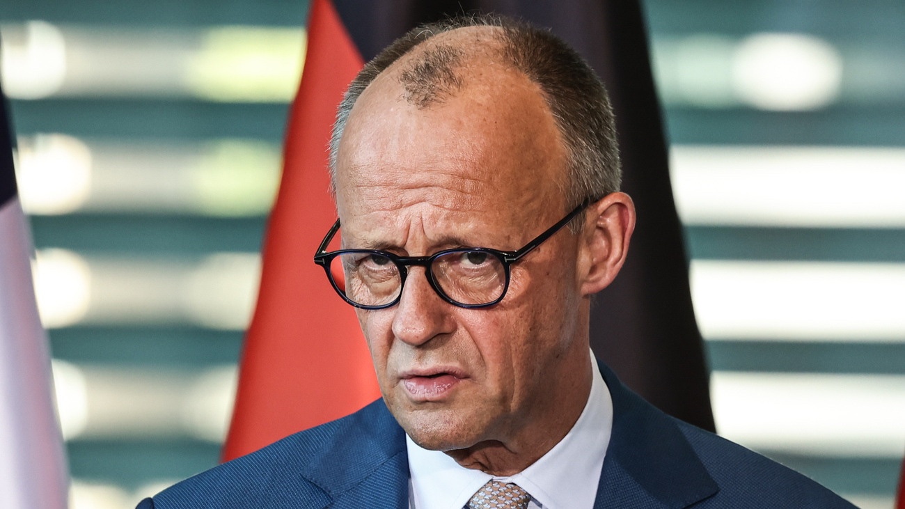 Friedrich Merz, Bundeskanzler und unfreiwilliger Humorist. Bild: Keystone