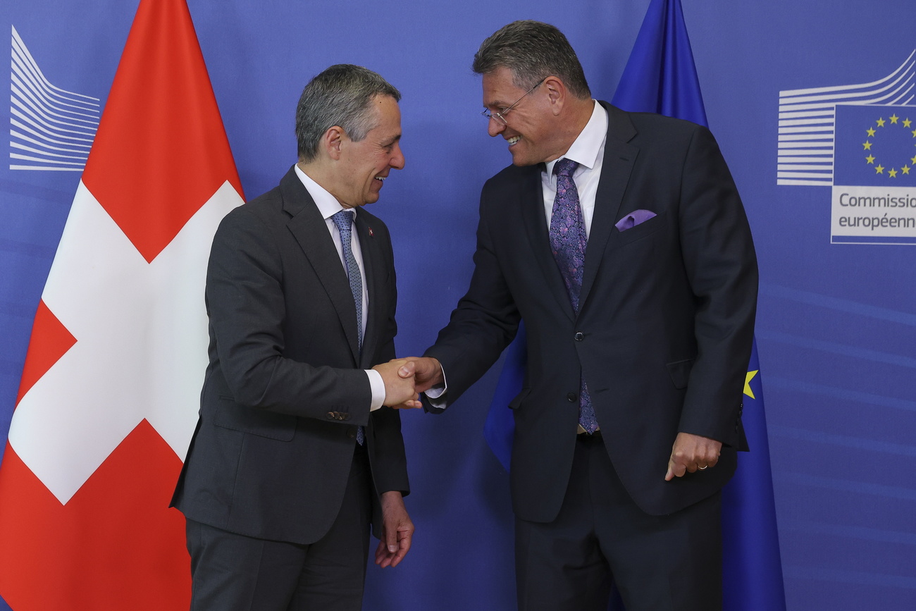 Verhandlungen in Brüssel: Wer erklärt wem die Schweiz (Bundesrat Ignazio Cassis und EU-Kommissar Maroš Šefčovič)?