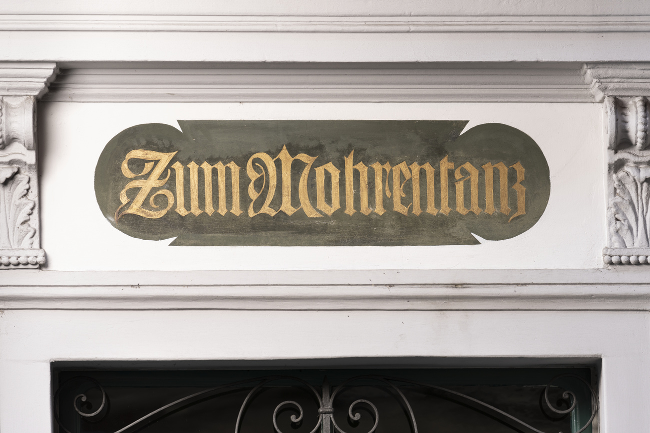 Bereits ein rassistischer Vorfall?  (Hausname in Zürich. Bild: Keystone)