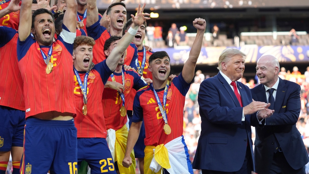 Ziemlich beste Freunde: Gianni Infantino und Donald Trump. Bild: Keystone