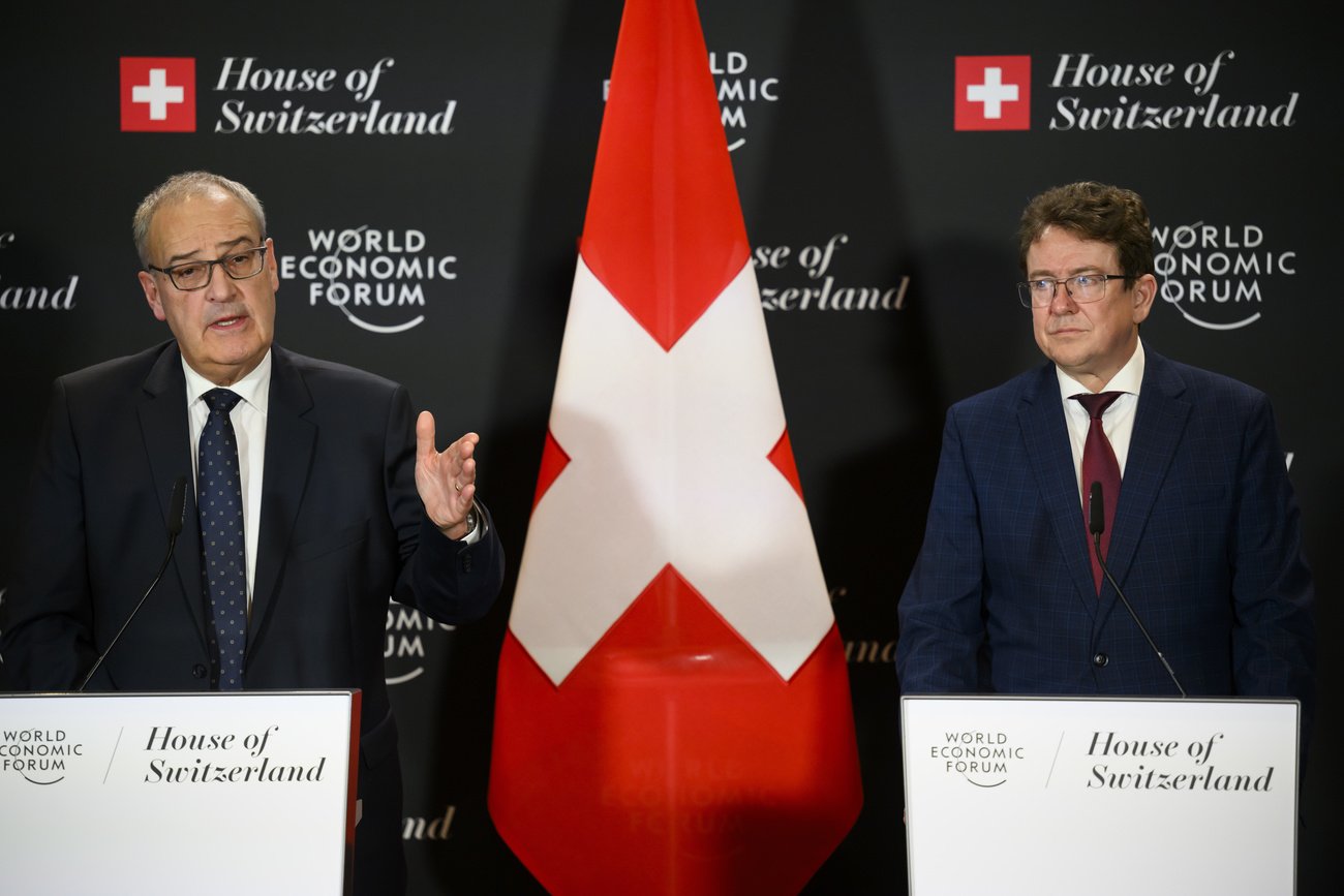 Vielleicht bald nicht mehr alleine im Bundesrat: Guy Parmelin und Albert Rösti. Bild: Keystone