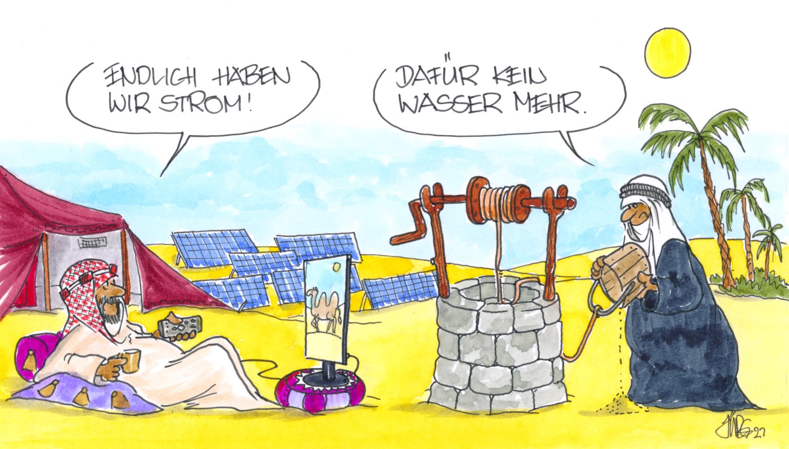 Karikatur: Jürg Kühni