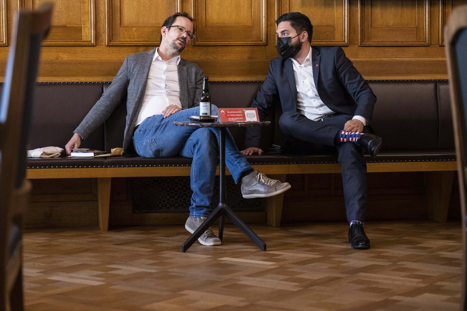 Balthasar Glättli (SP) und Cédric Wermuth (Grüne) – oder ist es andersherum?