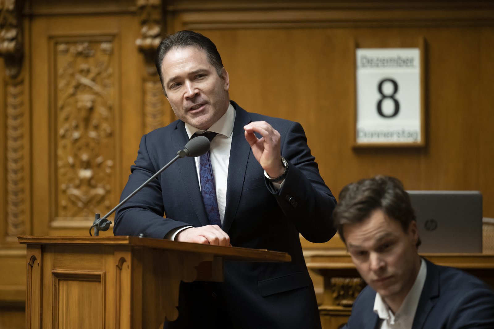 Kampagnenleiter und Walliser Nationalrat Michael Graber im Interview mit dem Nebelspalter (Bild: Keystone/Anthony Anex)