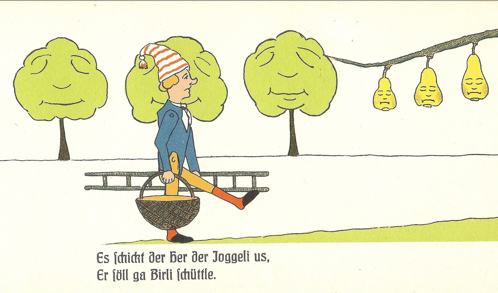 Lisa Wengers «Joggeli söll ga Birli schüttle» ist seit 110 Jahren lieferbar. (Bild: Schweizerische Nationalbibliothek, Bern)