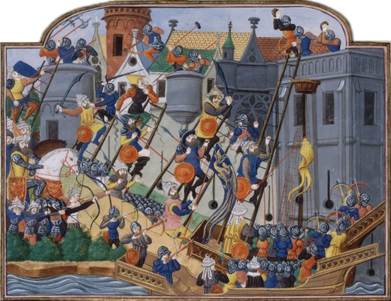 Die Türken erobern Konstantinopel, 29. Mai 1453. Wer demonstriert gegen diesen Imperialismus?