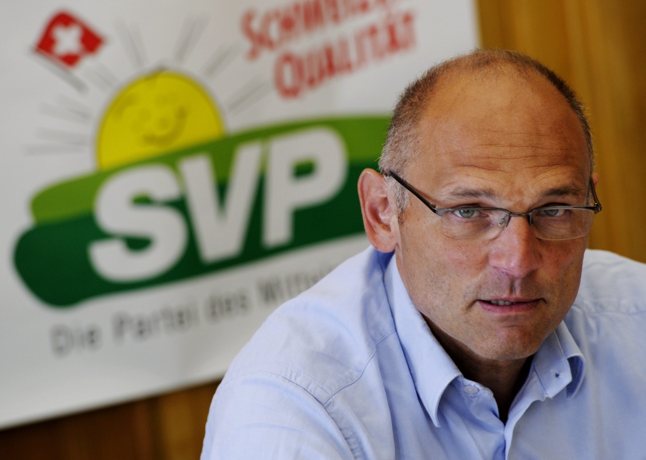 Von April 2009 bis April 2016 war Heerr Präsident der SVP des Kantons Zürich. Bild: Keystone