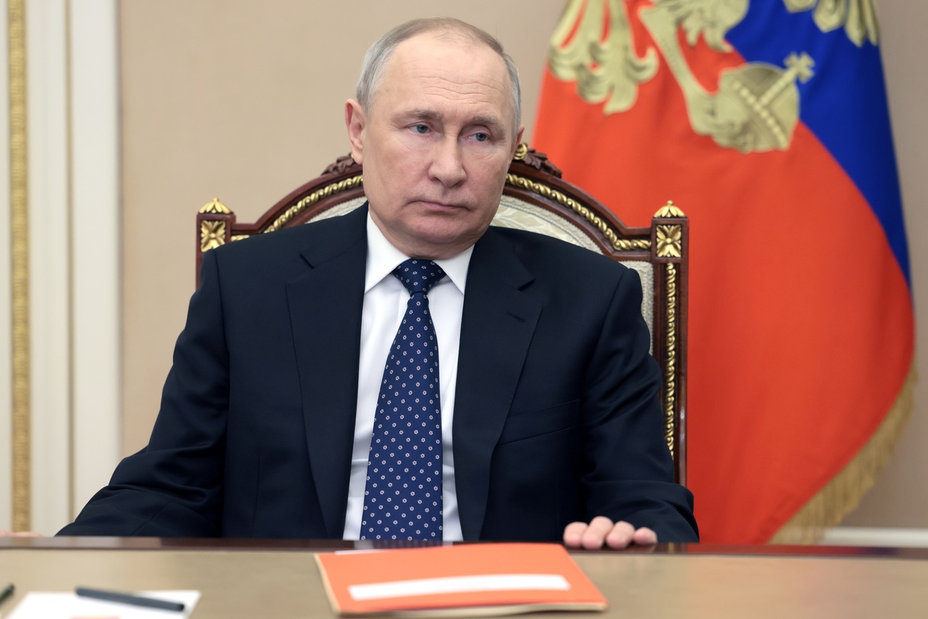 Der Zynismus ist kaum mehr zu überbieten: Russlands Präsident Wladimir Putin. Bild: Keystone