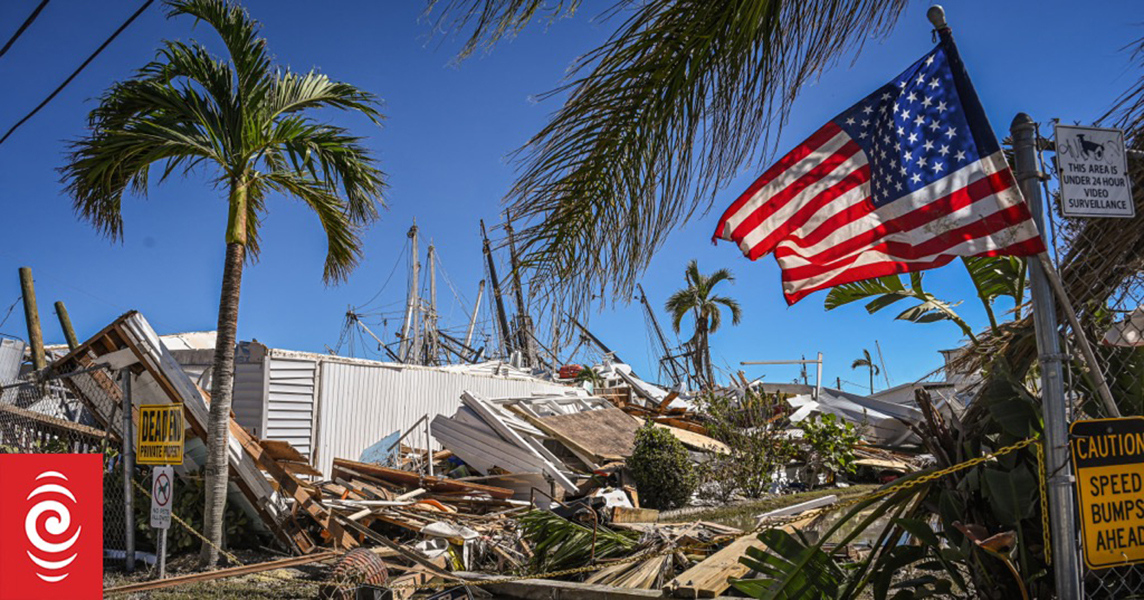 Fort Myers, Florida, nach einem Hurricane, 2022.