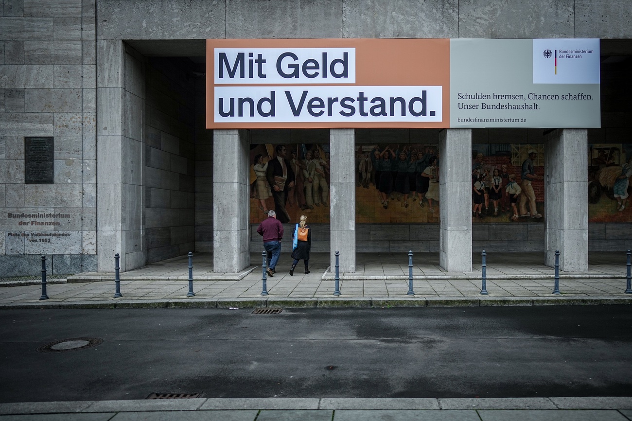 Gedanken zur Schuldenbremse. Bild: Keystone