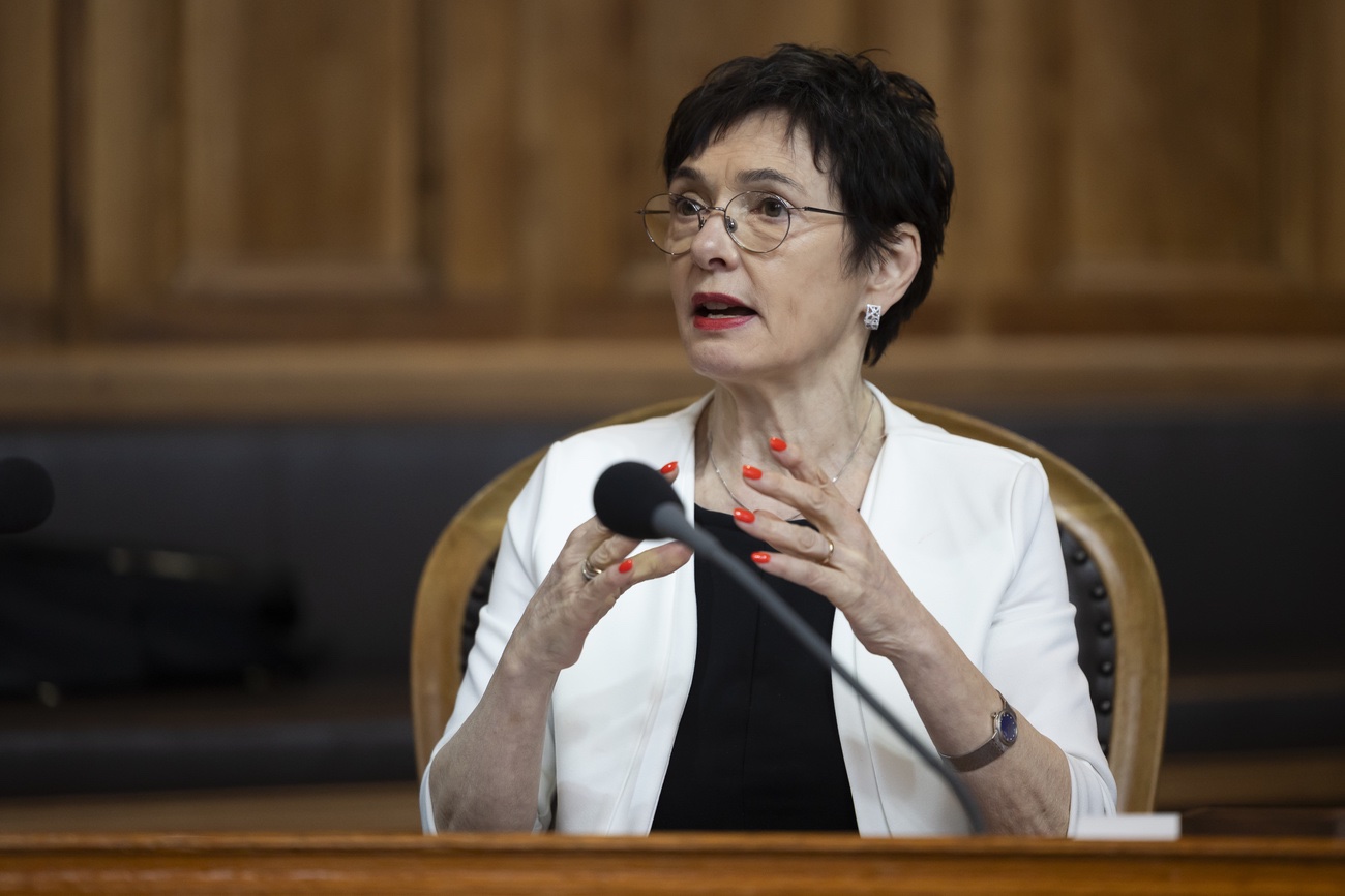 Ständerätin Marianne Binder-Keller (AG, Mitte) fordert Kinderkopftuchverbot an Schulen und Kindergärten. Bild: Keystone