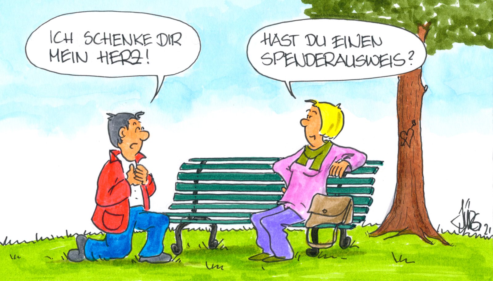 Karikatur: Jürg Kühni