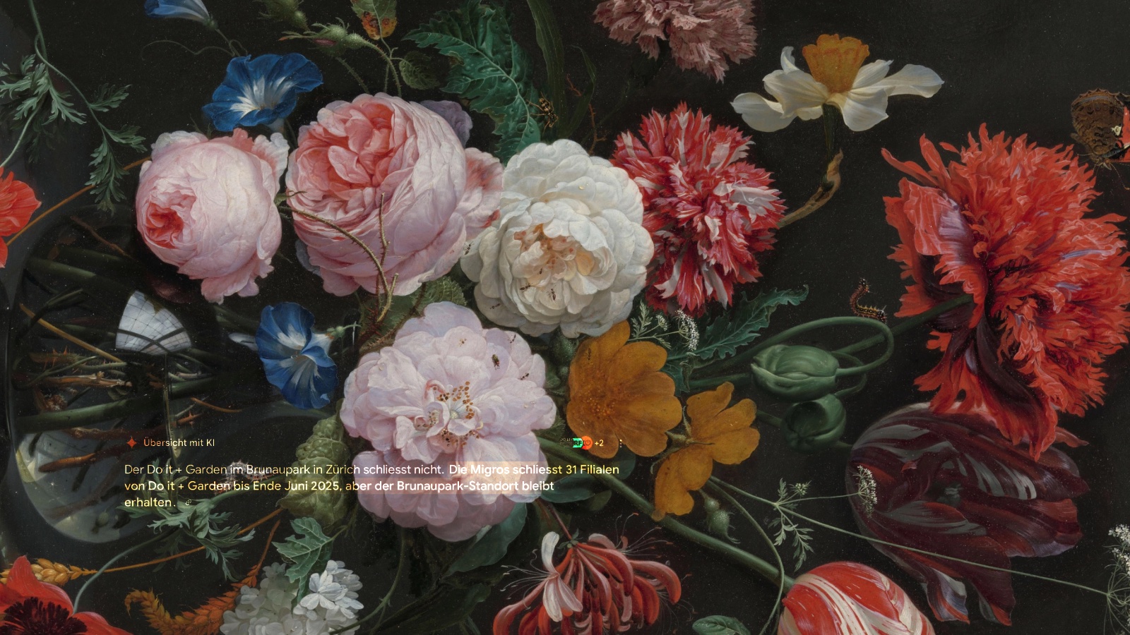 Und da sagt er ganz traurig: «Eus git‘s ja nu no bis Ende Juni.» / Collage: KI x Dominique Feusi