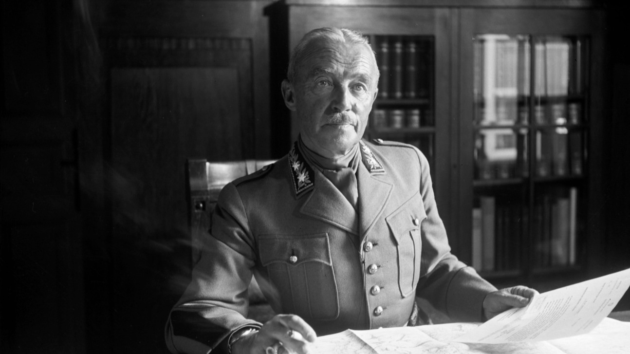 General Guisan, Held und Freund des Westens. Bild: Keystone