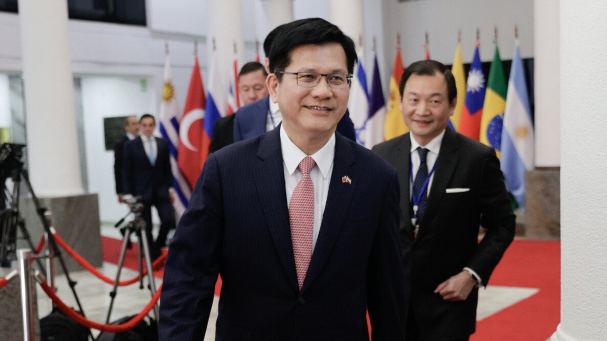Der Aussenminister Taiwans, Lin Chia-lung, bei einem diplomatischen Treffen in Paraguay. Bild: Keystone