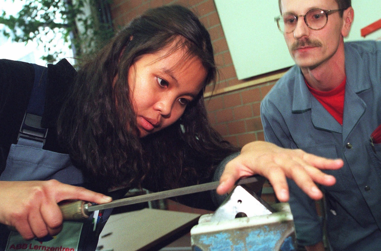 Erfolgshungrig: Jugendliche mit Migrationshintergrund und einer holprigen schulischen Laufbahn. (Bild: Keystone)