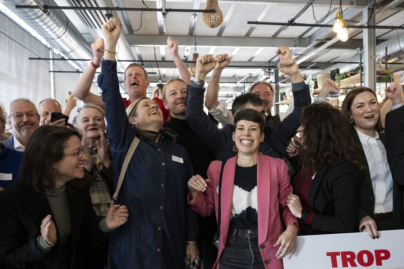 Die Linke triumphiert, weil die Bürgerlichen protestieren. Bild: Keystone