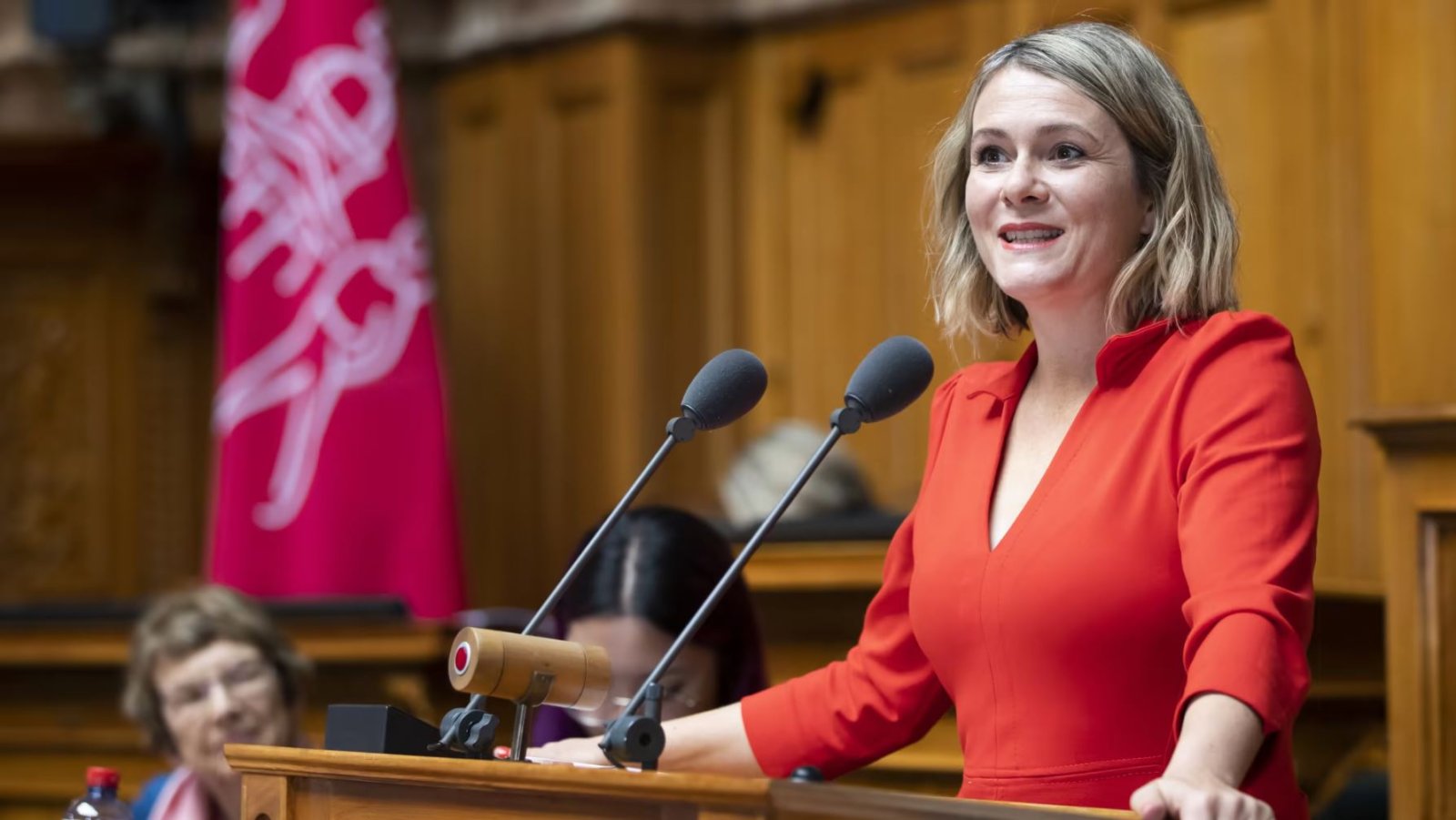 Kathrin Bertschy, Nationalrätin (GLP, BE) und erwerbstätige Mutter.