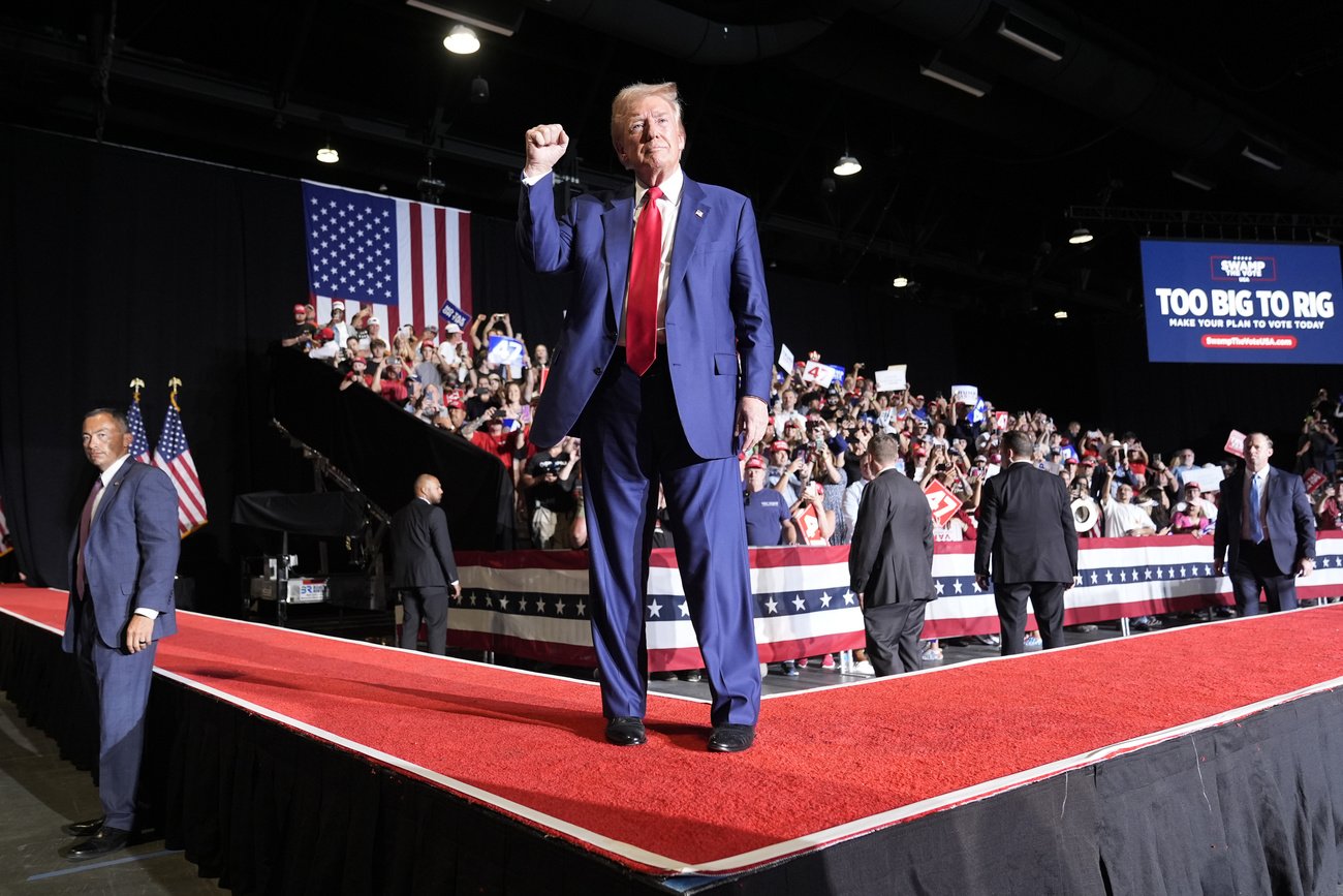 Donald Trump, Todeskandidat. Bild: Keystone