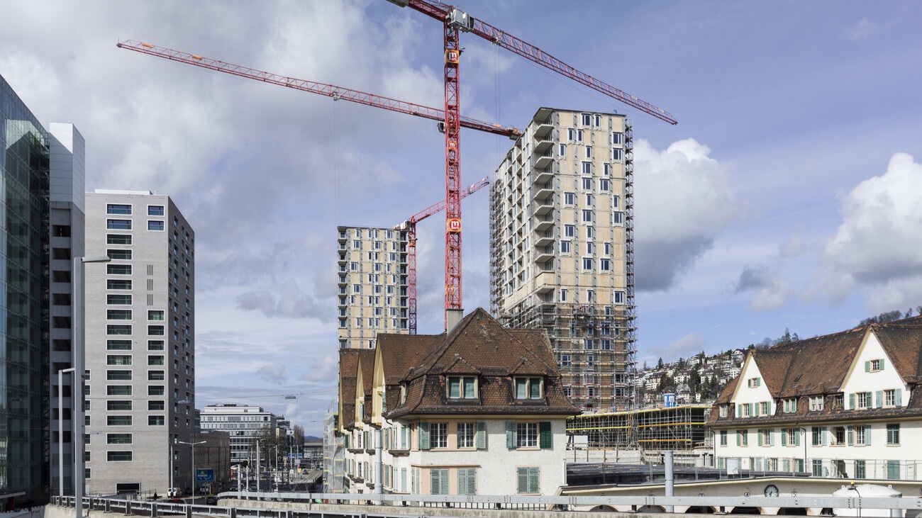 Neue Wohnungen im Kanton Zürich. Es boomt. Bild: Keystone
