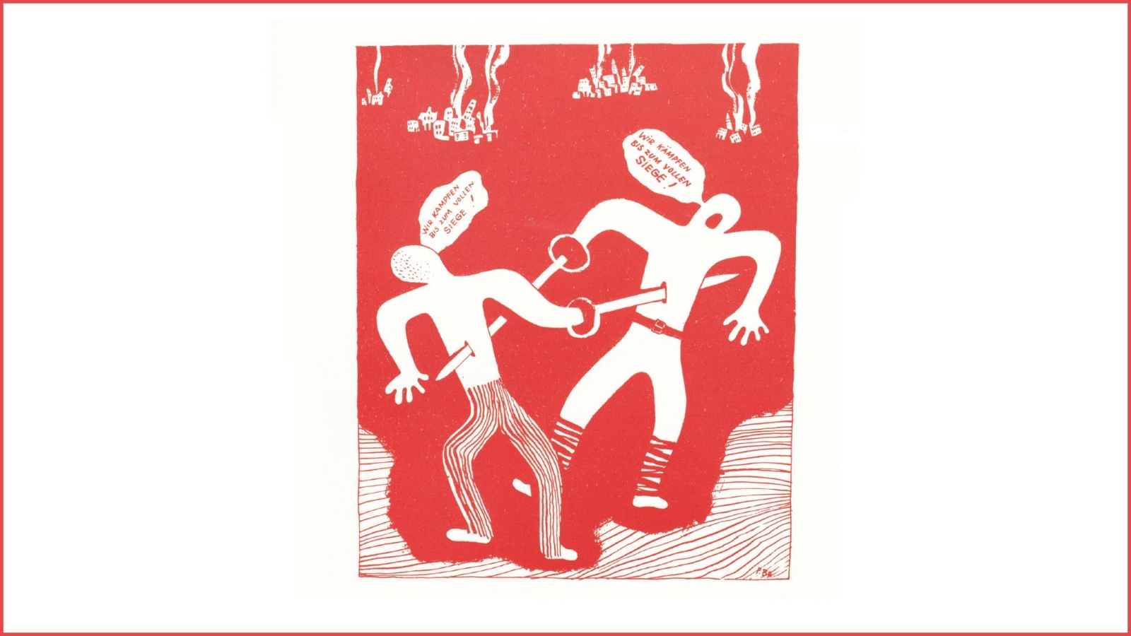 Karikatur: Paul Bachmann, 1936