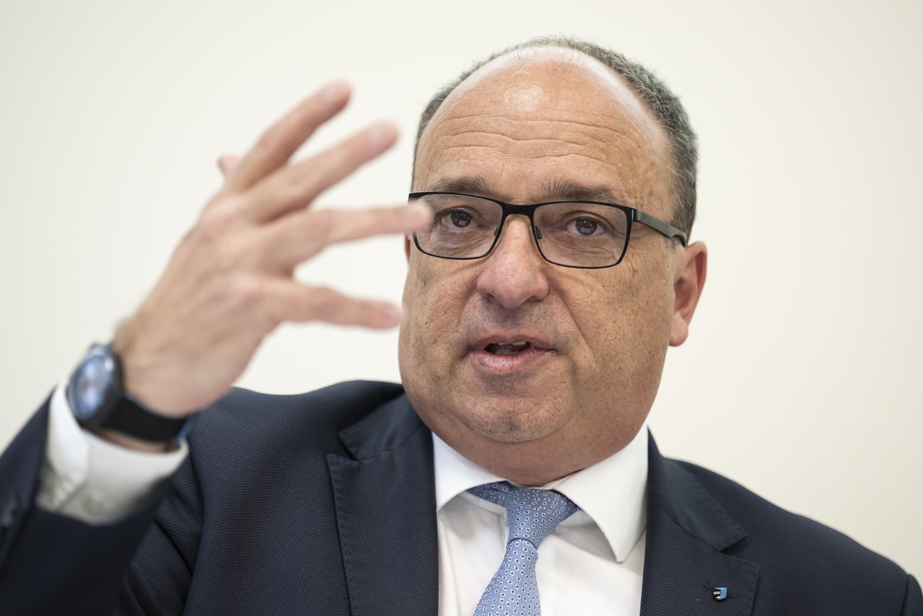 Der Präsident der Konferenz der Kantonsregierungen und Aargauer Regierungspräsident Markus Dieth (Die Mitte) im Interview mit dem «Nebelspalter». Bild: Keystone