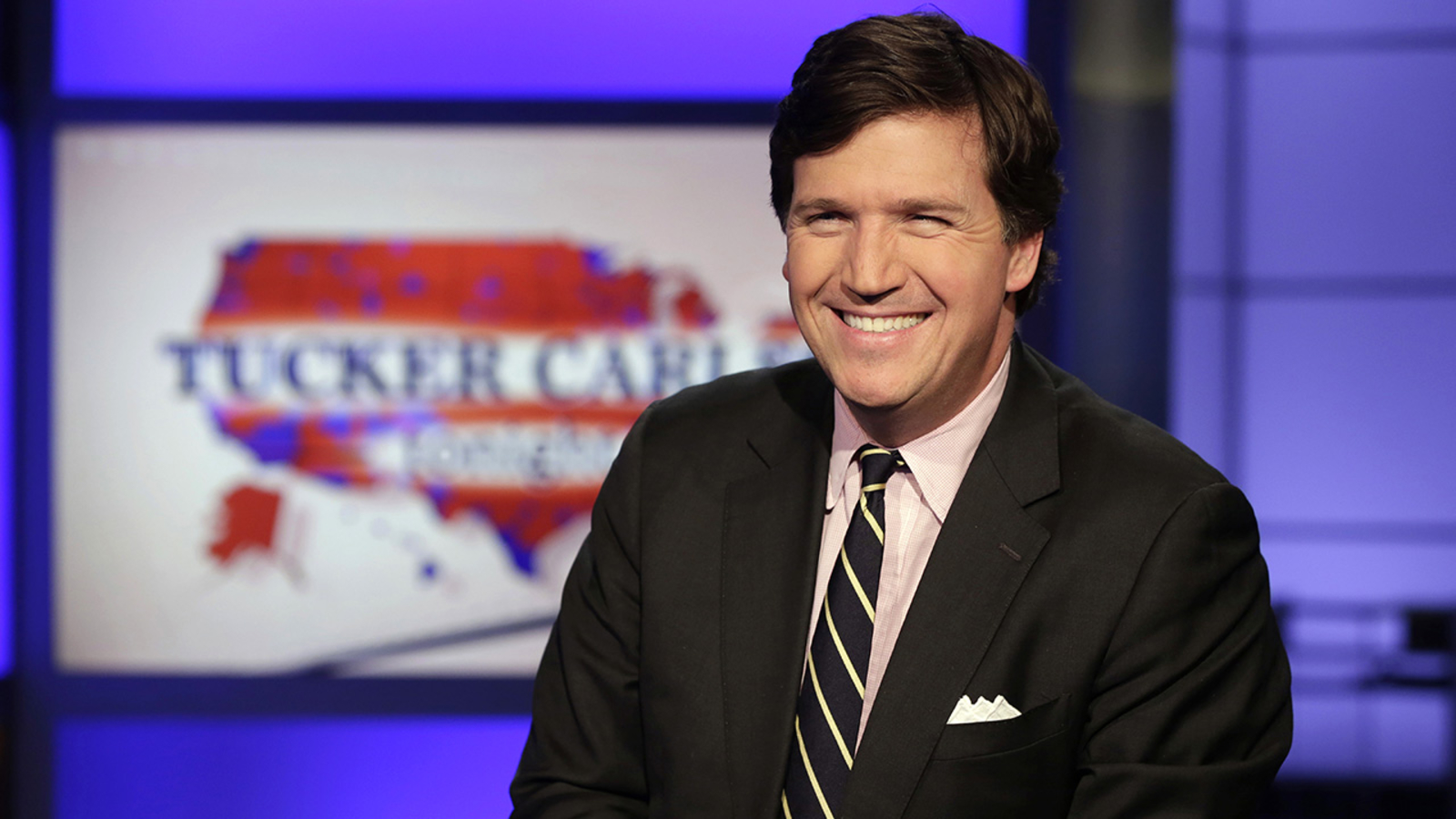 Tucker Carlson auf Fox News. Jeden Abend ein Spektakel, jeden Abend politisches Dynamit.