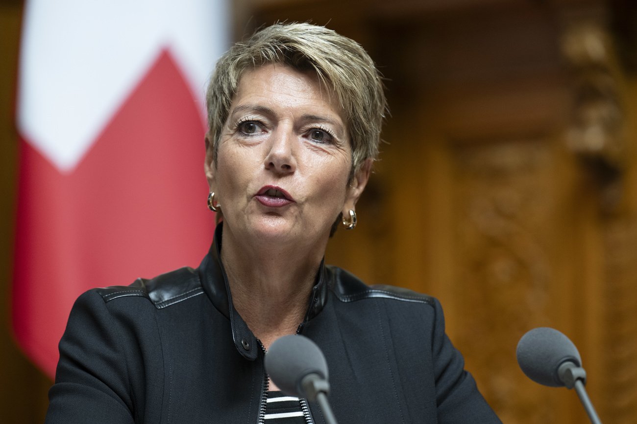 Bundesrätin Karin Keller-Sutter wird dem Bundesrat im Dezember vorschlagen, ob die Mindeststeuer tatsächlich eingeführt wird. (Bild. Keystone)