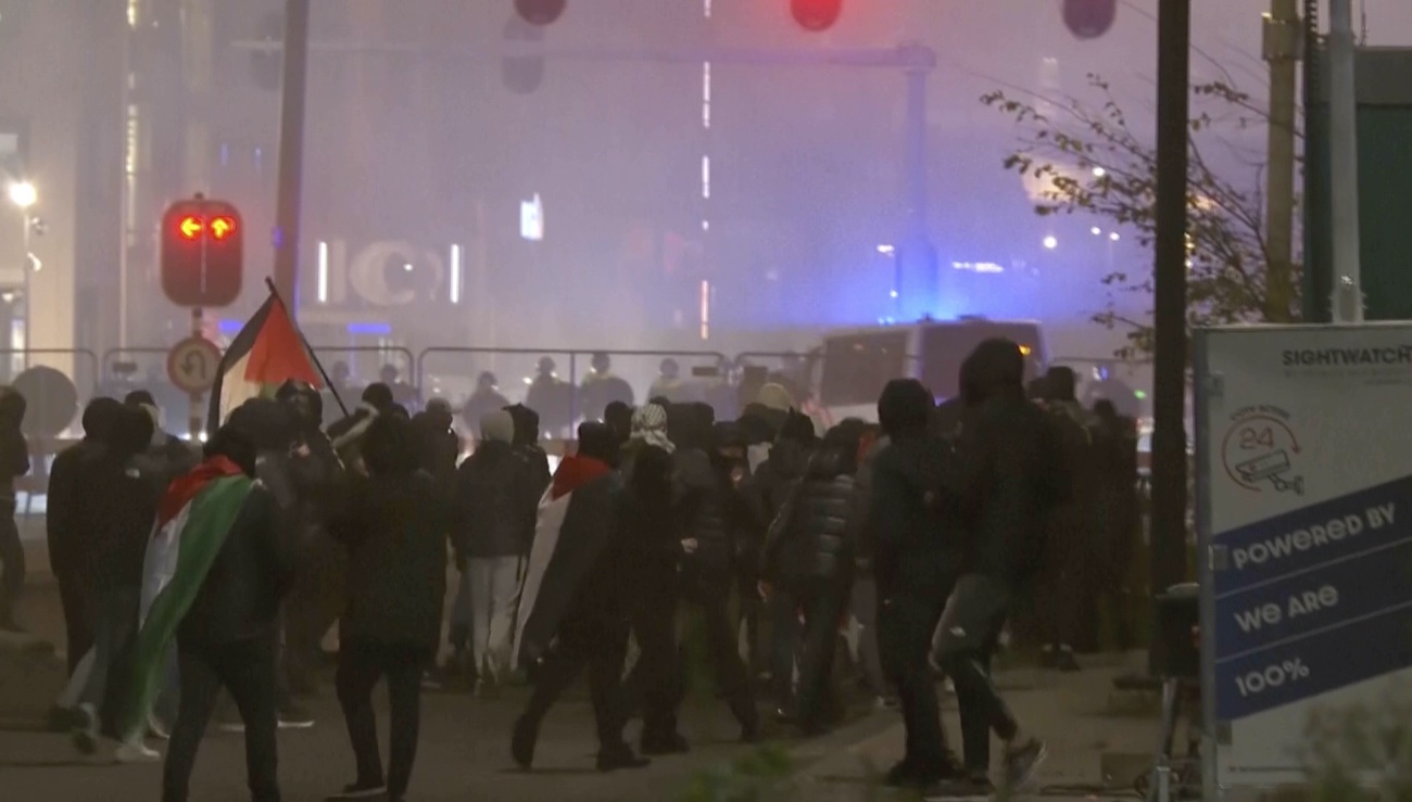 Gezielter Angriff gegen Juden in Amsterdam. Bild: Keystone