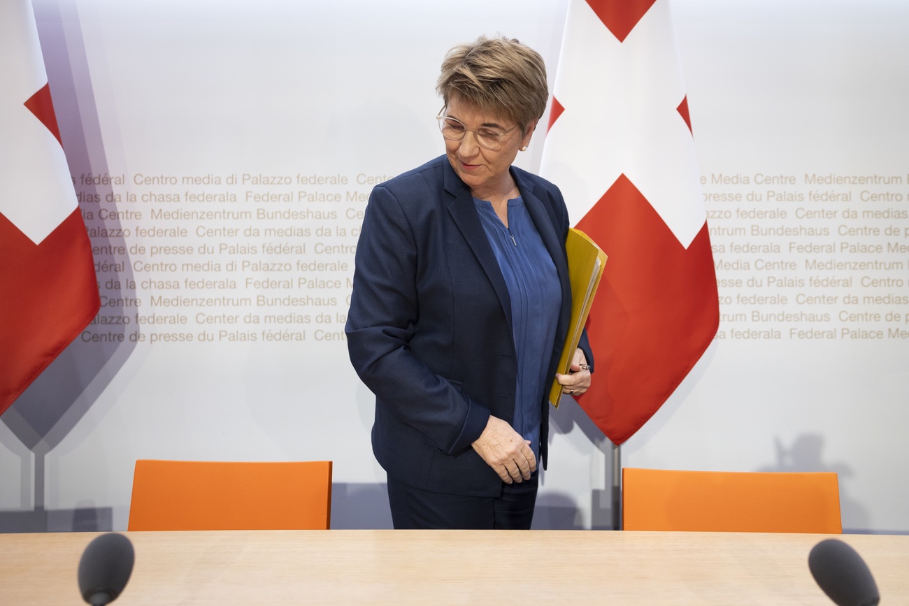 Viola Amherd, Vorsteherin des Departements für Verteidigung, Bevölkerungsschutz und Sport (VBS). Bild: Keystone