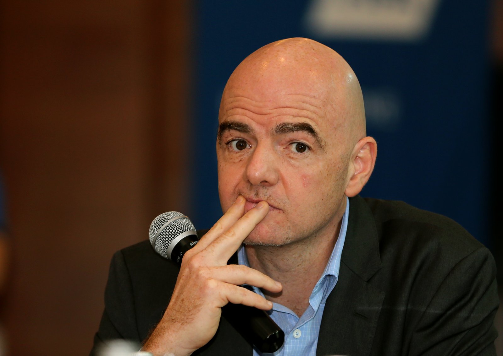 FIFA-Präsident Gianni Infantino ist vernetzt bis ins Innerste der Bundesjustiz. (Bild: Doha Stadium Plus Qatar, Creative Commons 2.0)