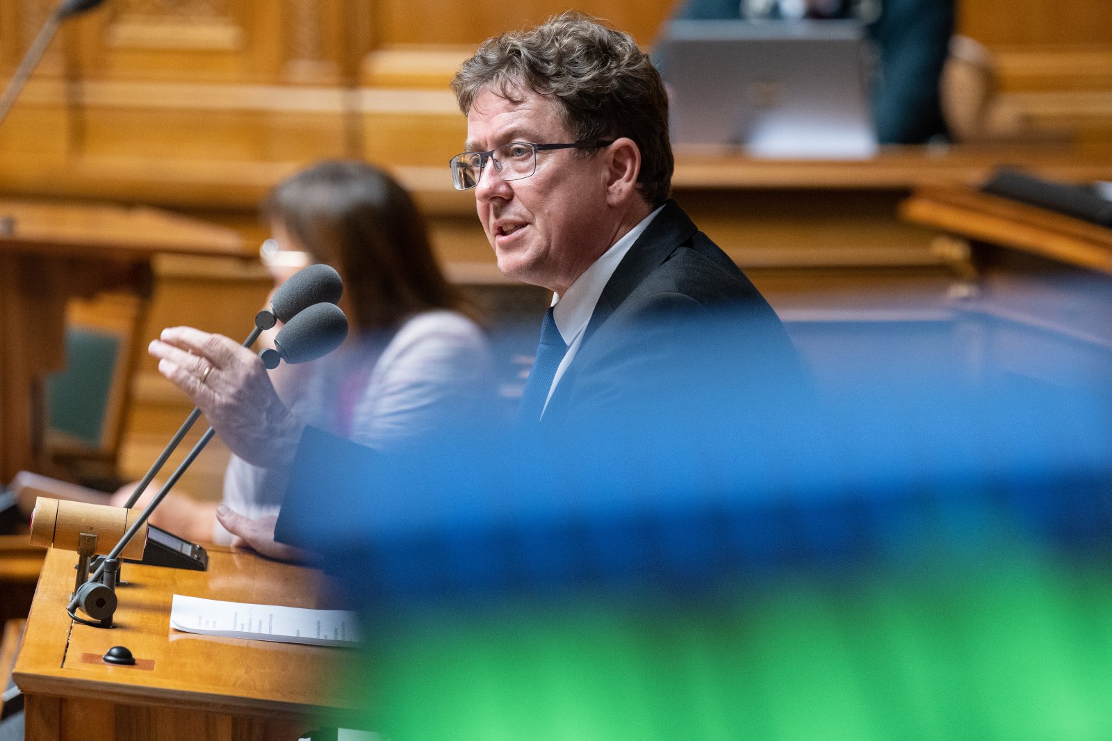 Nationalrat Albert Rösti (SVP/BE) spricht an der Herbstsession 2022.