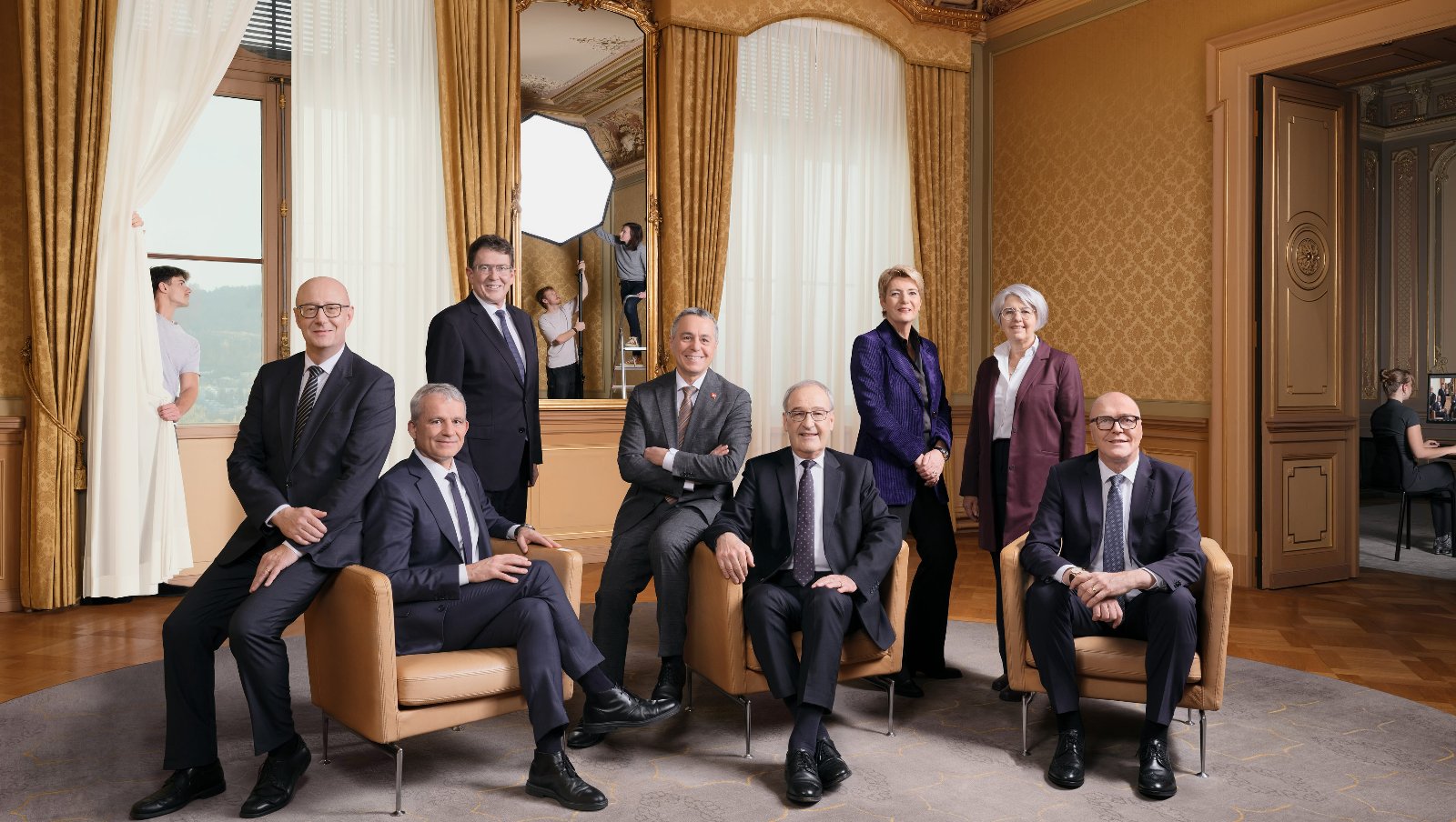 Der Bundesrat muss wieder die Institution werden, die über Taktik und Machtspielen steht: Bundesratsfoto 2026. Bild: Keystone